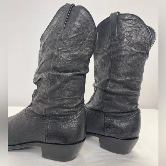 Durango Black Leather Boots (SB5) - Picture 6 of 8